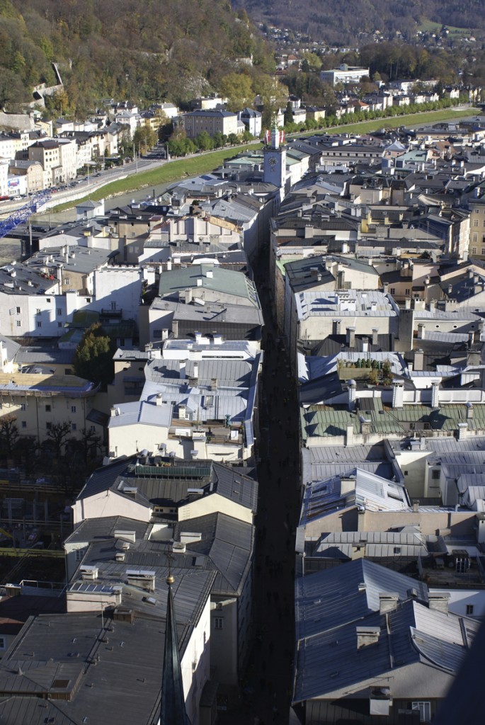 Getreidegasse von oben